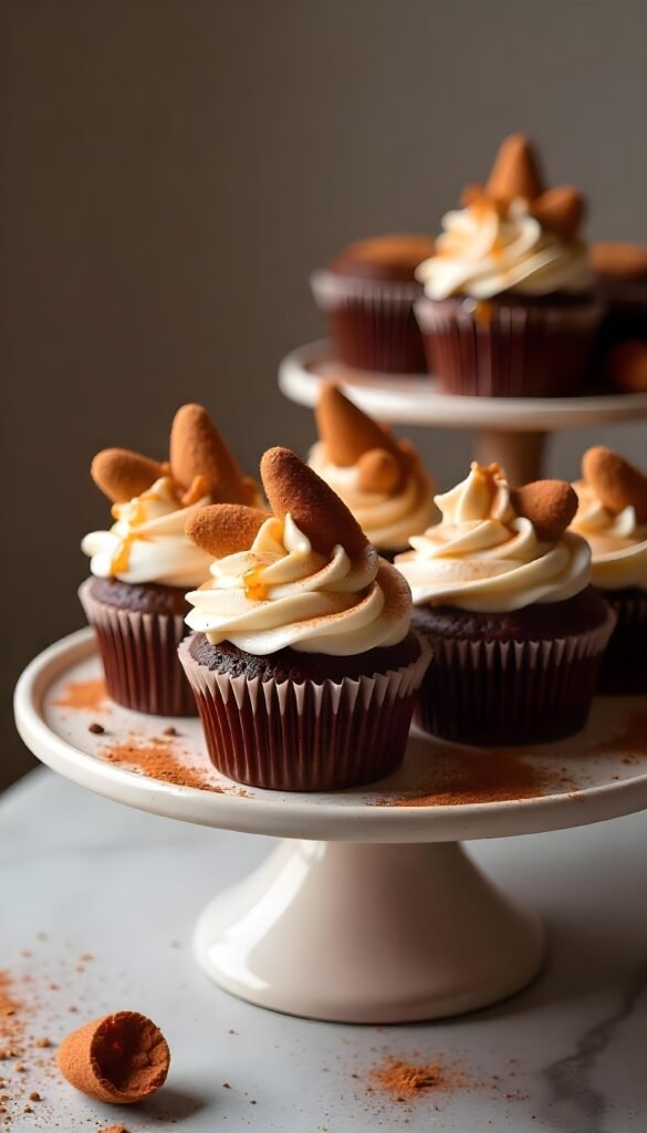 Decadent Chocolate Churro Cupcakes 