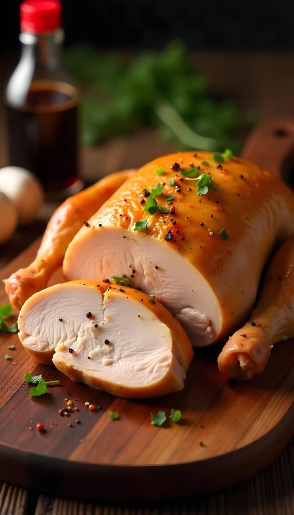 Savory Turkey with Soy Sauce Marinade