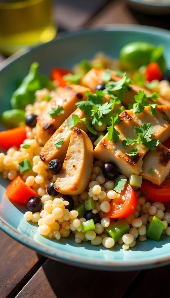 Colorful Quinoa Salad with Turkey