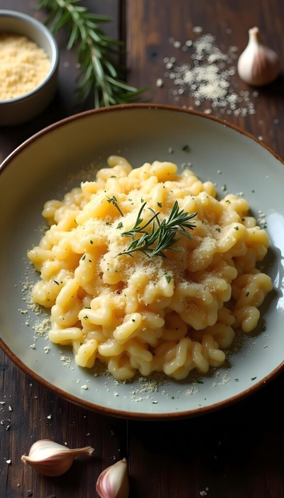 Instant Pot Creamy Garlic Parmesan Risotto