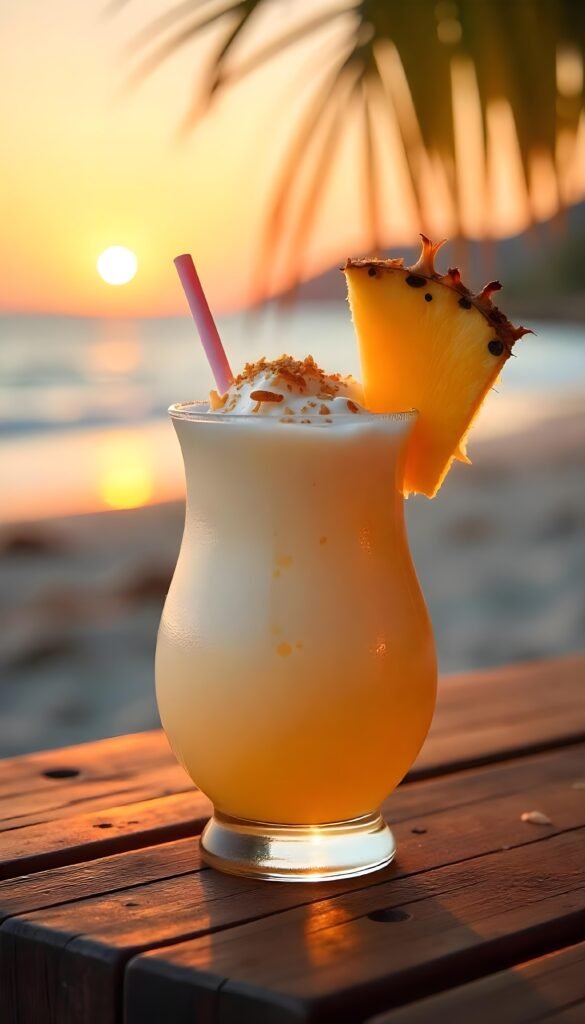 Frozen Coconut Rum Delight