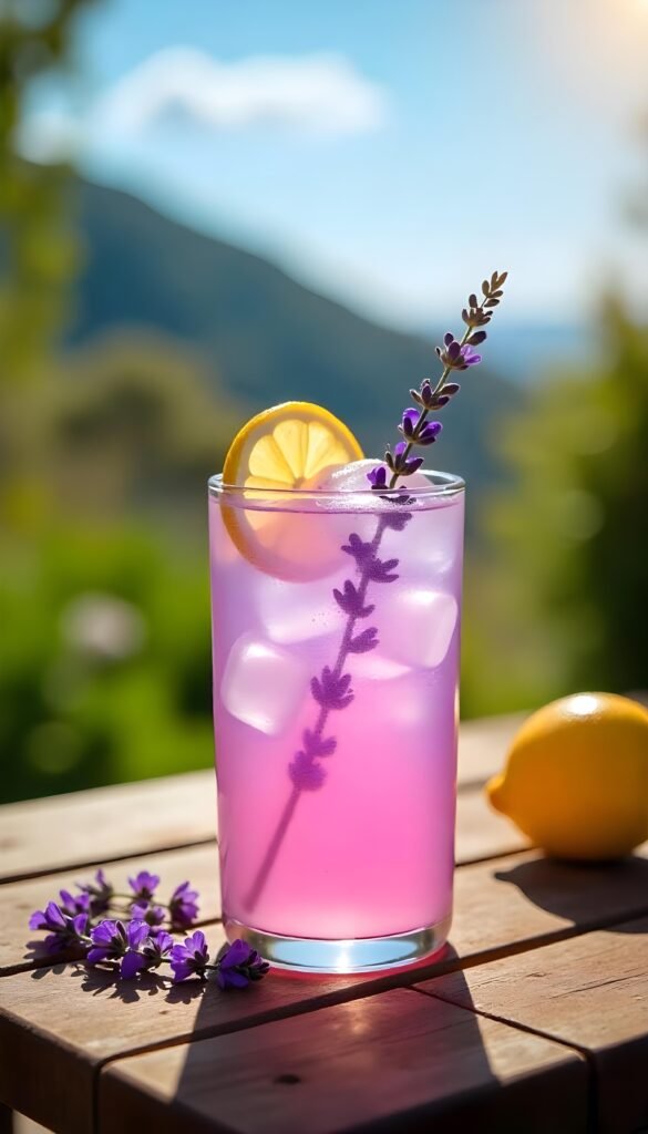 Refreshing Lavender Rum Lemonade Refreshing Lavender Rum Lemonade