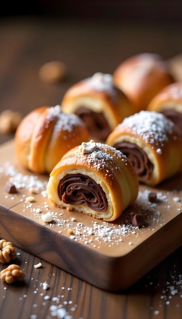Chocolate Walnut Rugelach