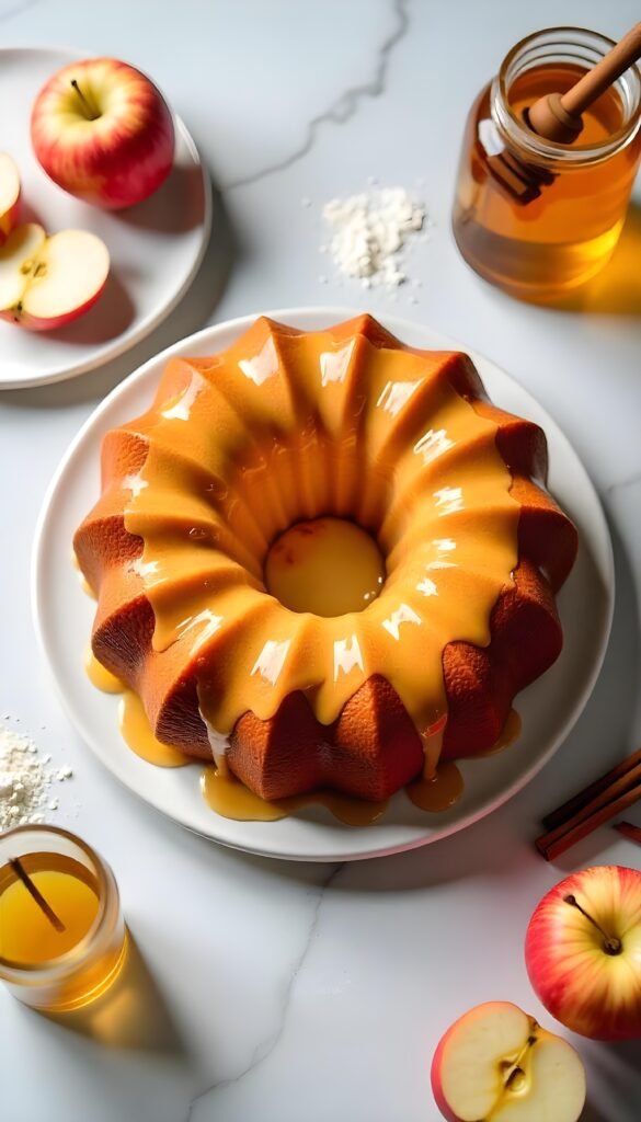 Honey Cake with Spiced Apples Honey Cake with Spiced Apples
