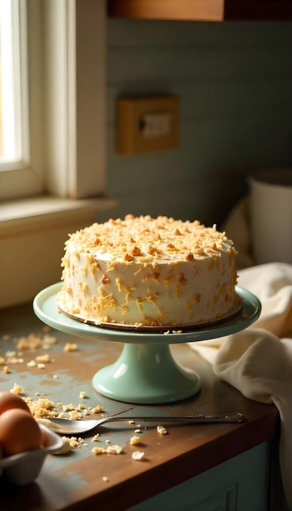 Coconut Macaroon Cake Coconut Macaroon Cake