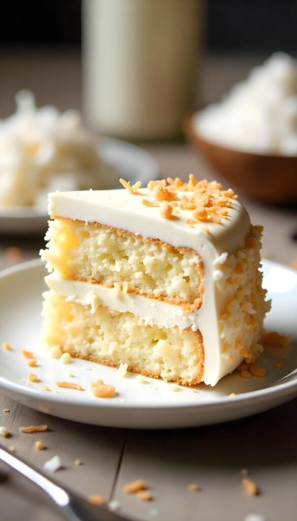 Coconut Macaroon Cake Coconut Macaroon Cake