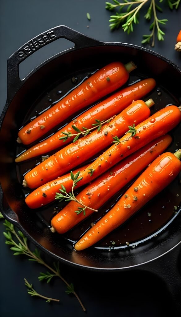 Honey-Glazed Carrots with Thyme Honey-Glazed Carrots with Thyme