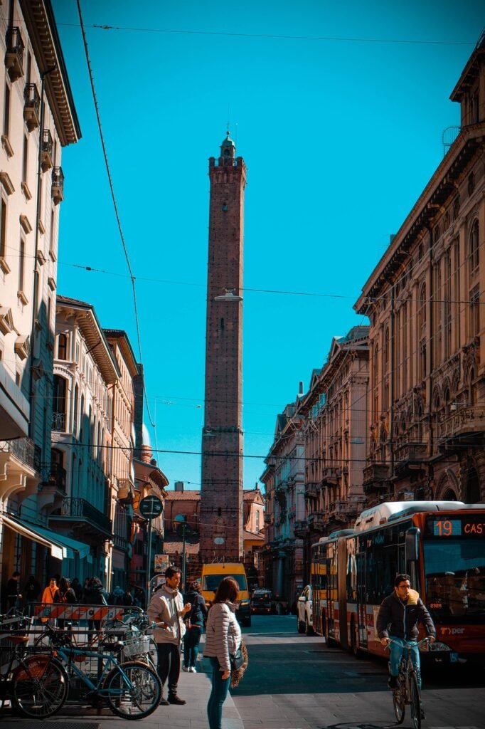 bologna, italy, sky, architecture, city, historically, church, cathedral, sculpture, roof, old, urban, overcast, cityscape, morning, atmosphere, monument, decoration, nature, arcades, road, columns, medieval, religion, terracotta, rooftops, bologna, bologna, bologna, bologna, bologna