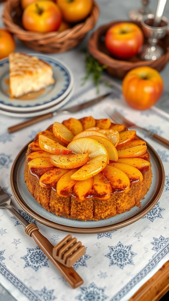 Honey Cake with Spiced Apples Honey Cake with Spiced Apples