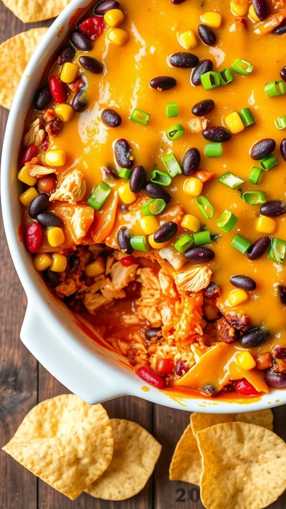 Hearty Chicken and Bean Chili Casserole Hearty Chicken and Bean Chili Casserole