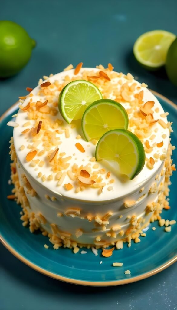 Zesty Lime and Coconut Layer Cake