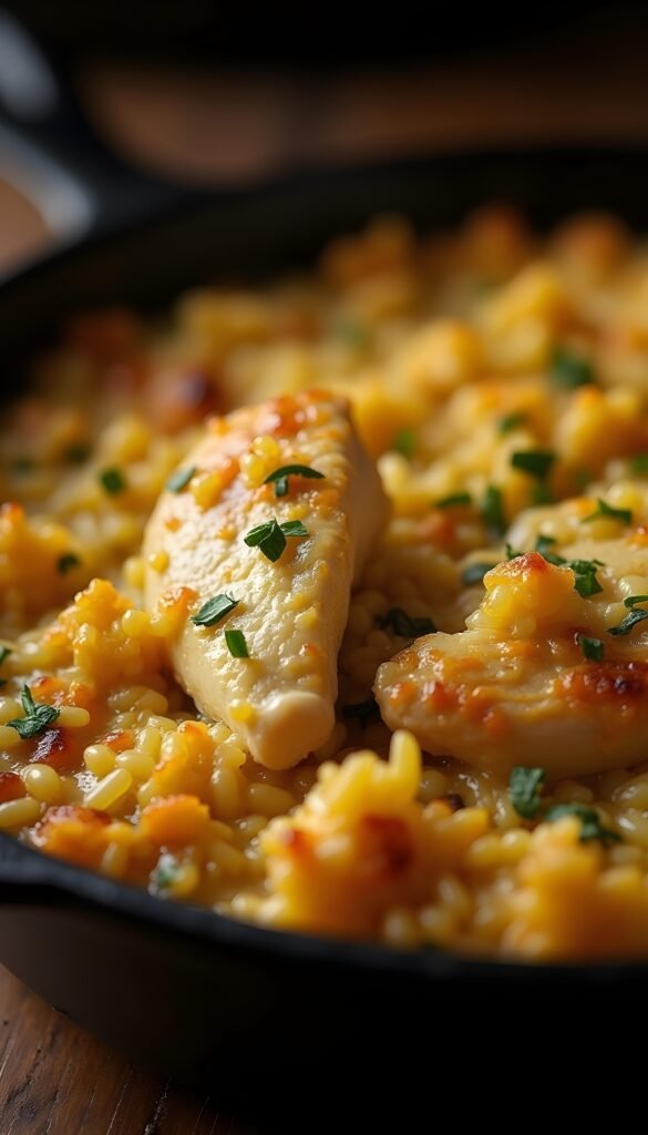 Savory Herbed Chicken and Rice Casserole