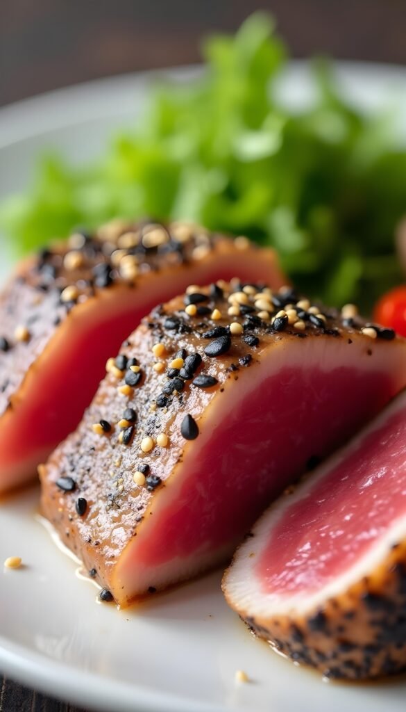 Seared Ahi Tuna Steaks