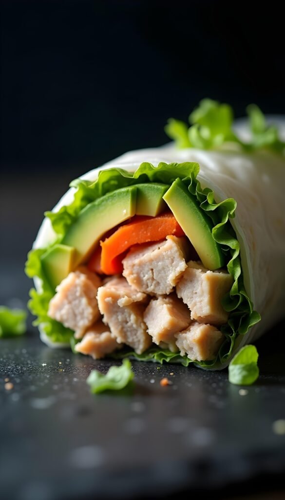 Fresh and Flavorful Tuna Rice Paper Rolls