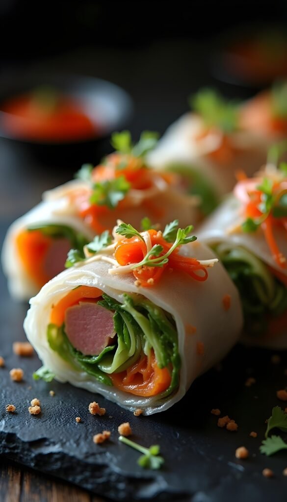 Fresh and Flavorful Tuna Spring Rolls