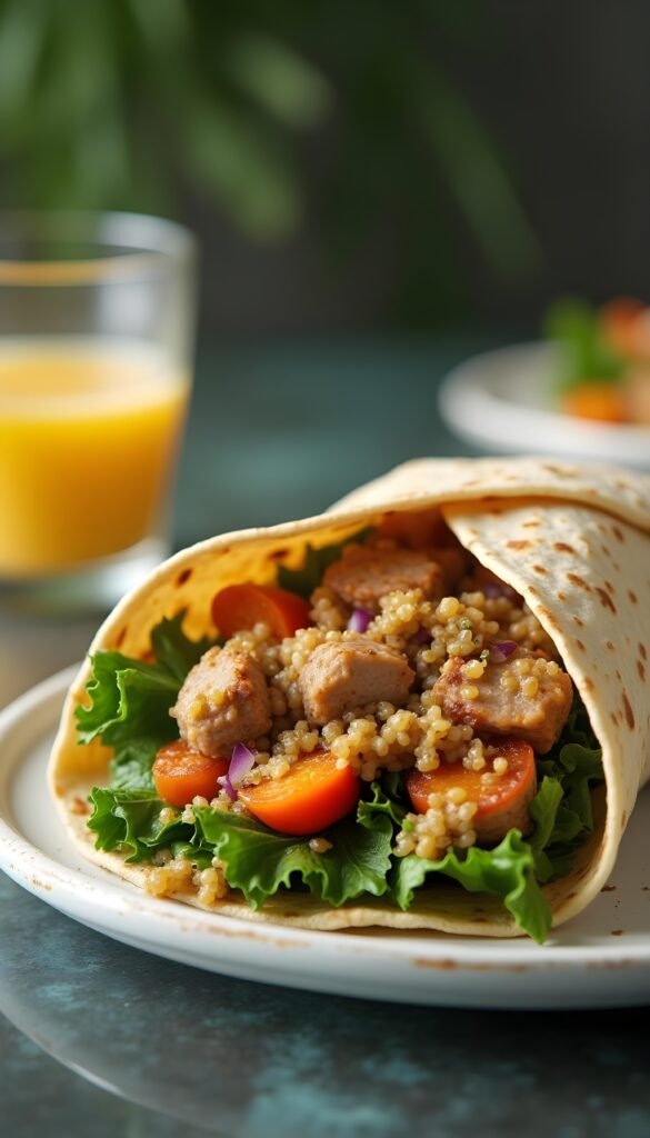 Fresh and Flavorful Tuna Wraps with Veggies