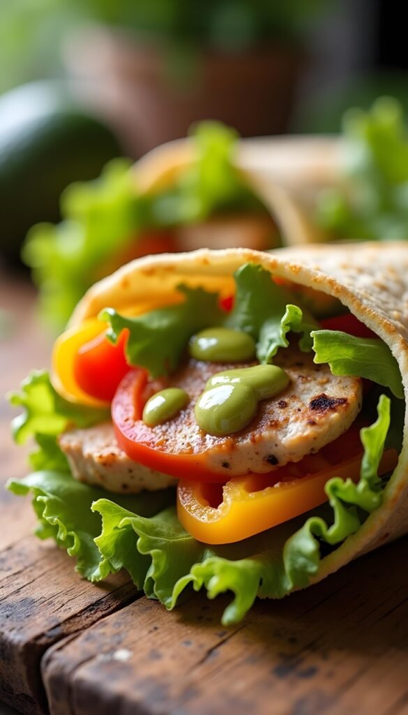 Fresh and Flavorful Tuna Wraps with Veggies