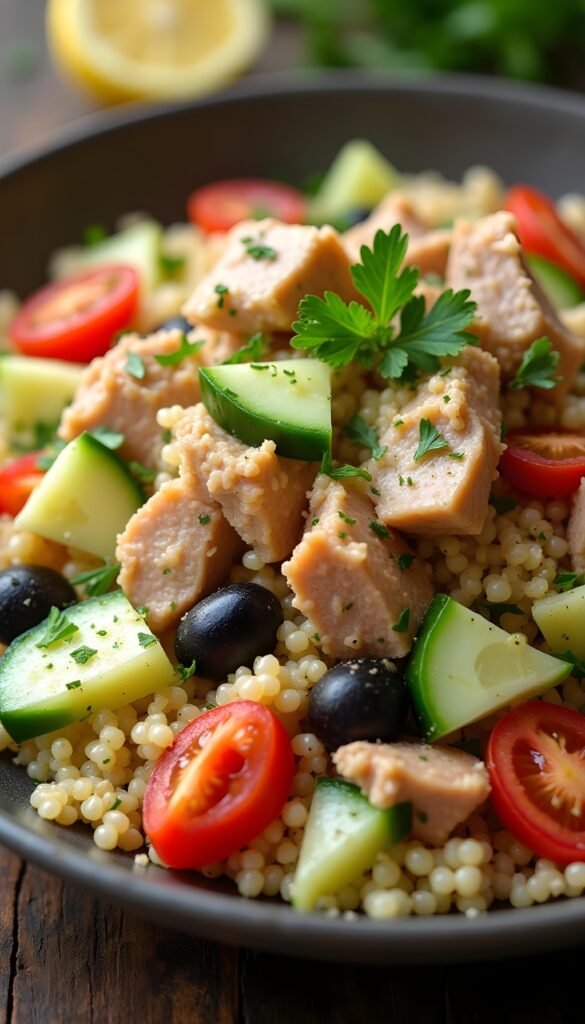Mediterranean Tuna and Couscous Salad Recipe