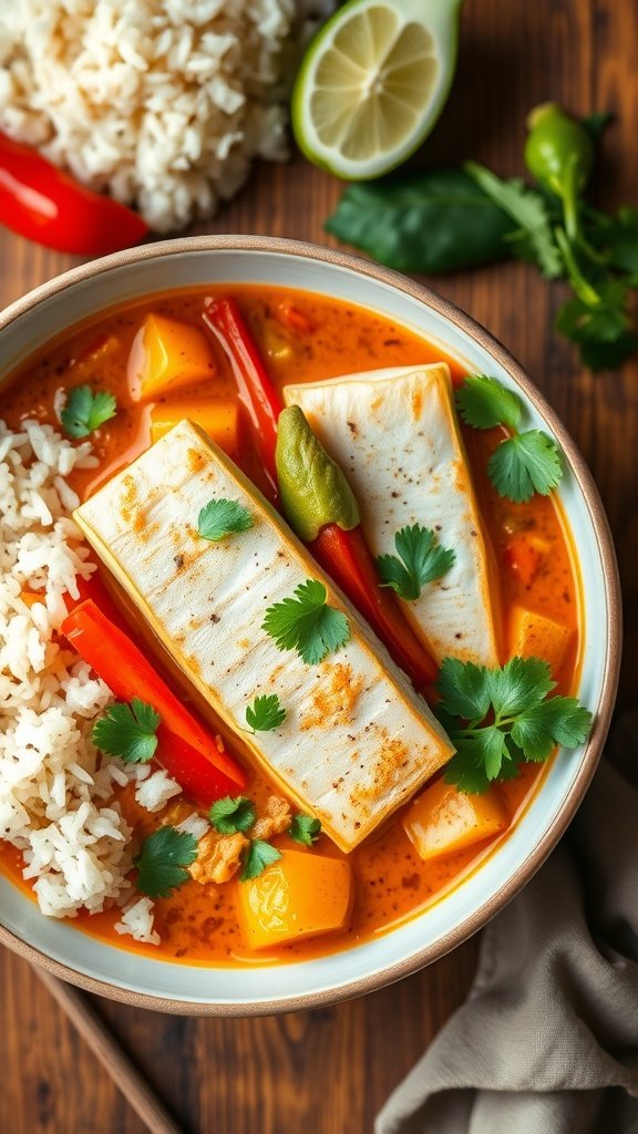 Spicy Thai Branzino Curry Recipe