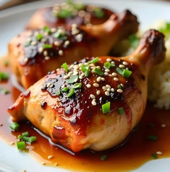 Savory Balsamic Glazed Chicken Thighs